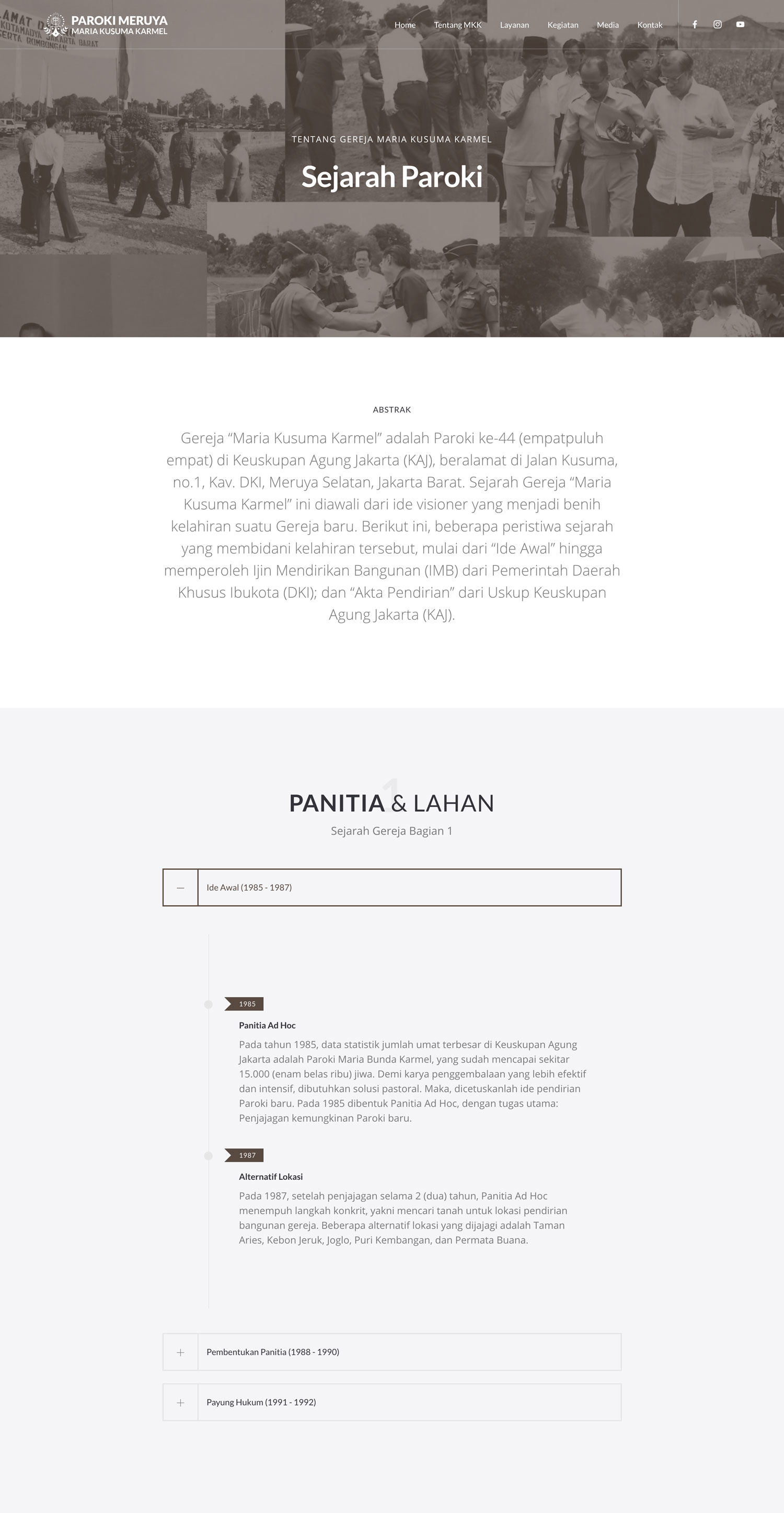 History Page Preview