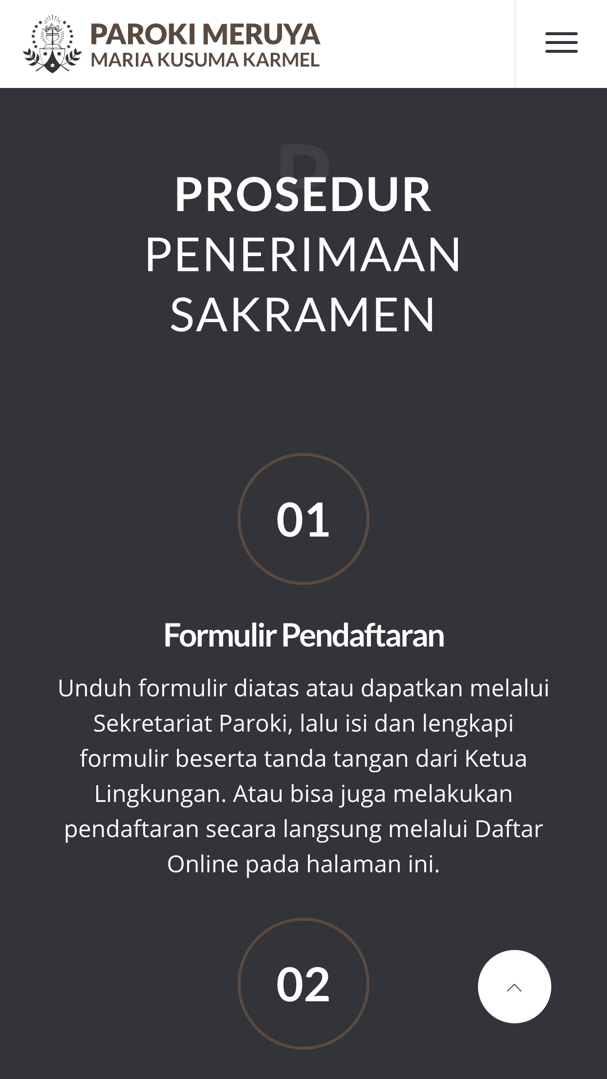Proceedure Steps Page Mobile Preview
